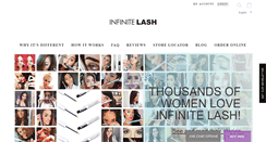 Desktop Screenshot of infinitelash.com